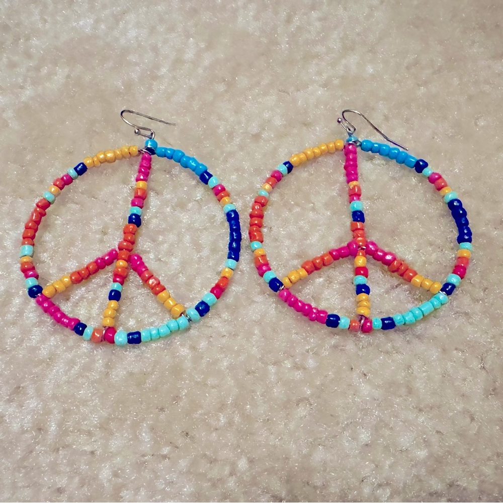 Peace Sign Earrings